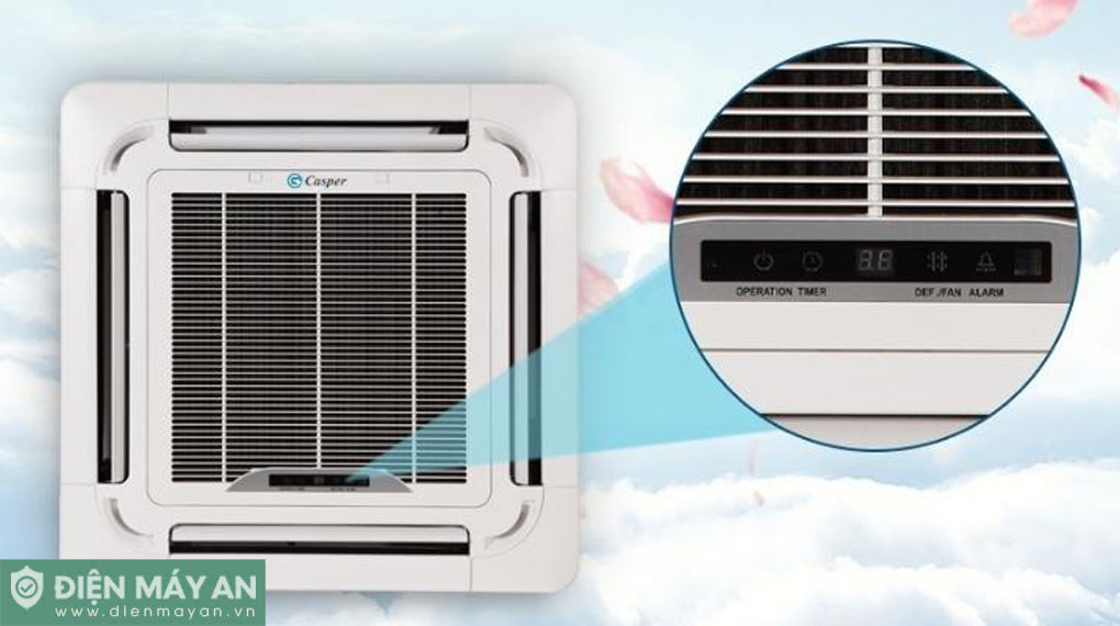 Điều hòa âm trần cassette Casper 18000 BTU 2 chiều CH-18TL22